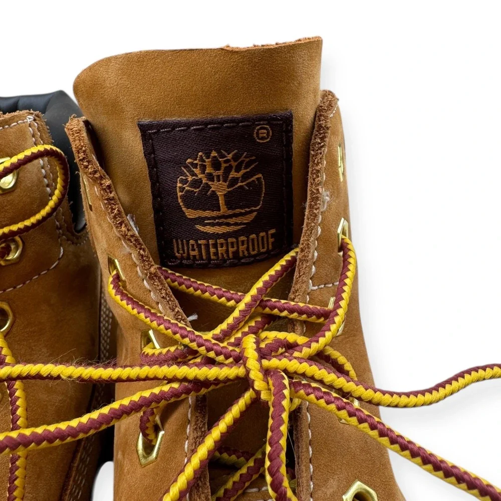 Timberland Youth 2 Wheat Nubuck Leather Ankle‎ Boots Kids Casual Waterproof